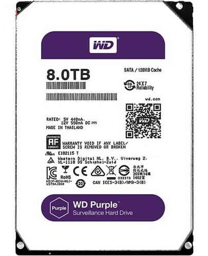 هارد اینترنال وسترن دیجیتال Purple WD80PUZX  8Tb121131